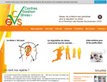 Tablet Screenshot of centres-gestion-stress.com